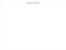 Tablet Screenshot of crestflorist.com